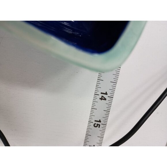 VTG Ceramic Hand Painted Milson & Louis Divided Chip & Dip Serving Platter Bowl - Picture 11 of 12